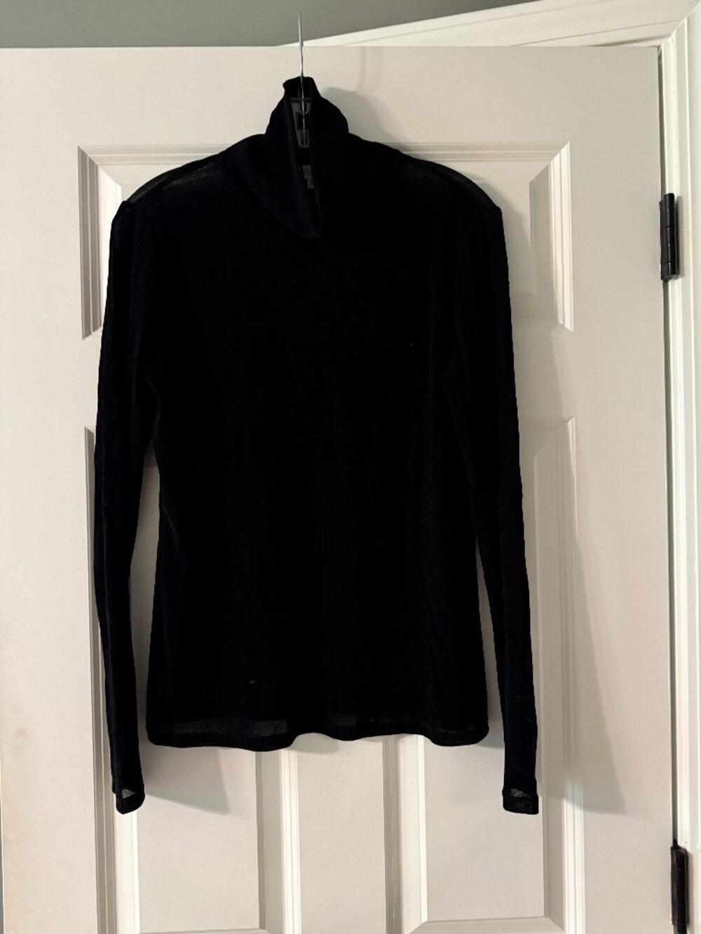 **Lafayette 148 Black Turtleneck**